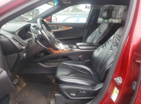 2LMTJ8KR1GBL31618 2016 LINCOLN MKX Красный Вид панели приборов