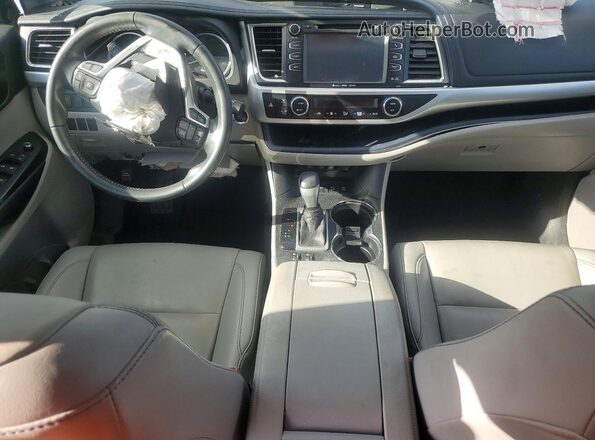 5TDJZRFH3KS702826 2019 TOYOTA HIGHLANDER Gray 