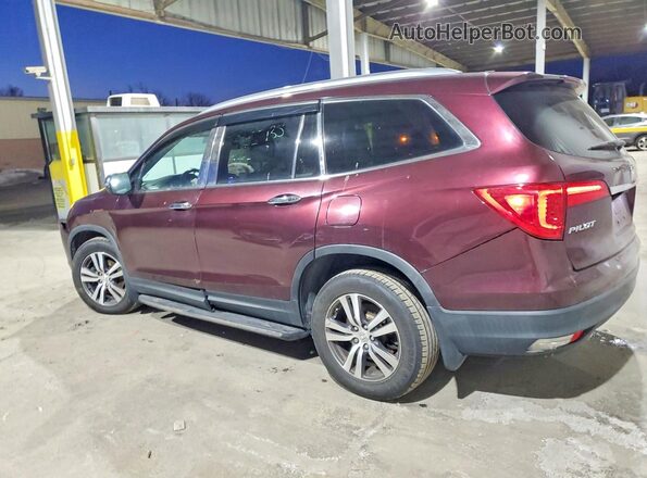 5FNYF6H61GB065450 2016 HONDA PILOT Красный 