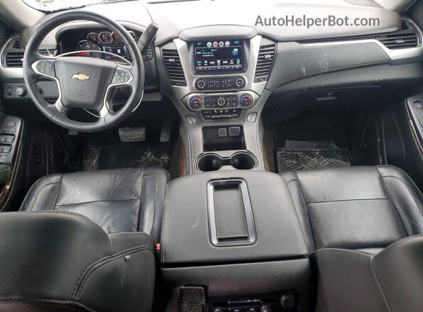 1GNSKBKC7HR254549 2017 CHEVROLET TAHOE Black წინა პანელის ხედი