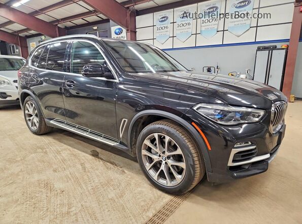 5UXJU2C5XKLN66002 2019 BMW X5 Black Widok z przodu