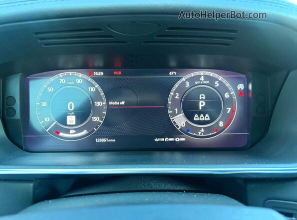 SALGS2RU2MA434021 2021 LAND ROVER RANGE Gray Հետևի նստատեղերի տեսք