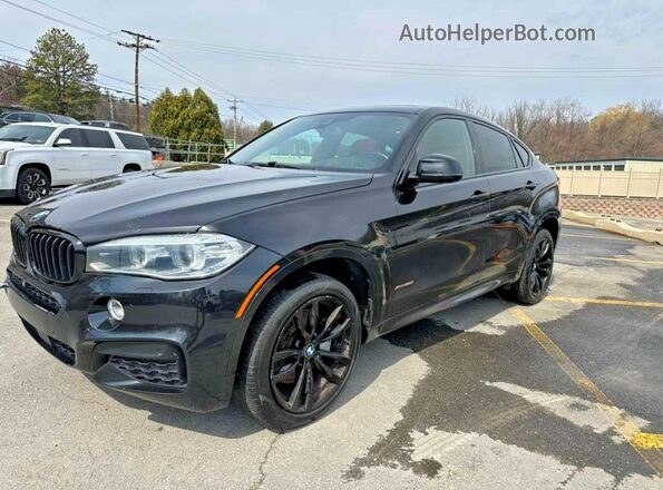 5UXKU6C53G0R34055 2016 BMW X6 Black Tył lewy