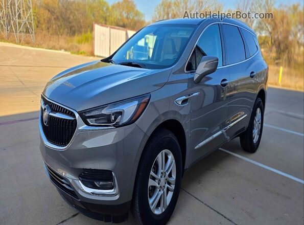 5GAERBKW0JJ174799 2018 BUICK ENCLAVE Серебряный Задняя правая четверть