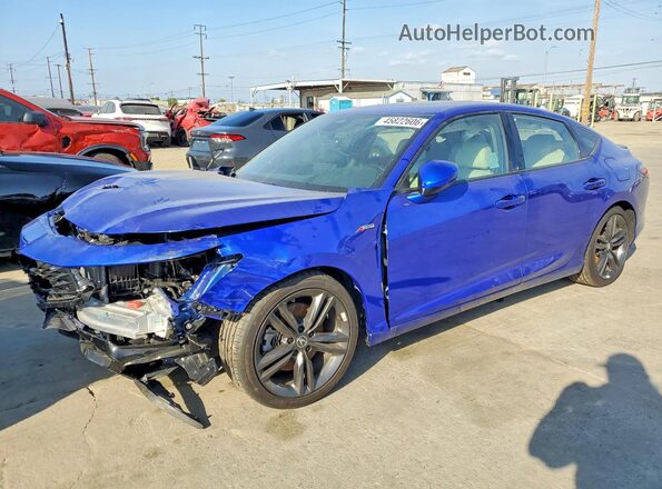 19UDE4H64SA009656 2025 ACURA INTEGRA Blue Trasero izquierdo