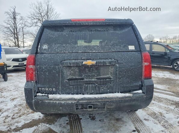 1GNSKBKC7HR254549 2017 CHEVROLET TAHOE Black უკანა ხედი