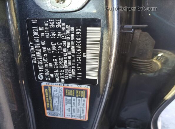 5XYRG4LC6MG001931 2021 KIA SORENTO Зеленый Панорамный вид салона 360°