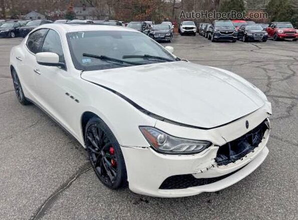 ZAM57RSA0G1172444 2016 MASERATI GHIBLI White Задня ліва чверть