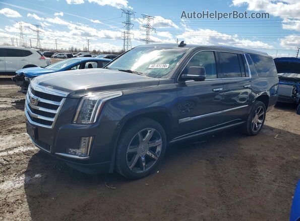 1GYS4JKJXGR410751 2016 CADILLAC ESCALADE Gray 