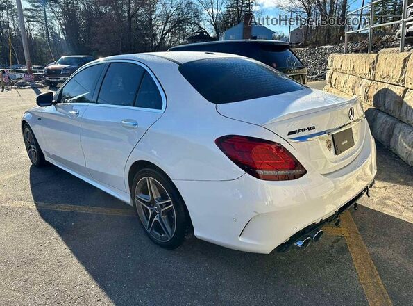 WDDWF6EB9LR563656 2020 MERCEDES-BENZ C White Trasero derecho