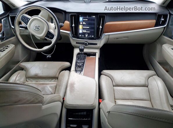 YV1A22ML9H1010847 2017 VOLVO S90 Blue Вид щитка приладів