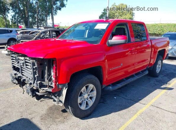 3GCPCREC9JG584585 2018 CHEVROLET SILVERADO Red უკანა მარცხენა
