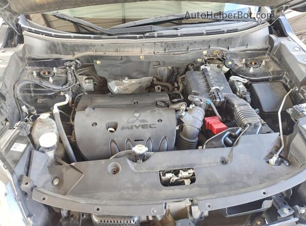 JA4AP3AU1LU007176 2020 MITSUBISHI OUTLANDER Black VIN კოდის სტიკერის ხედი