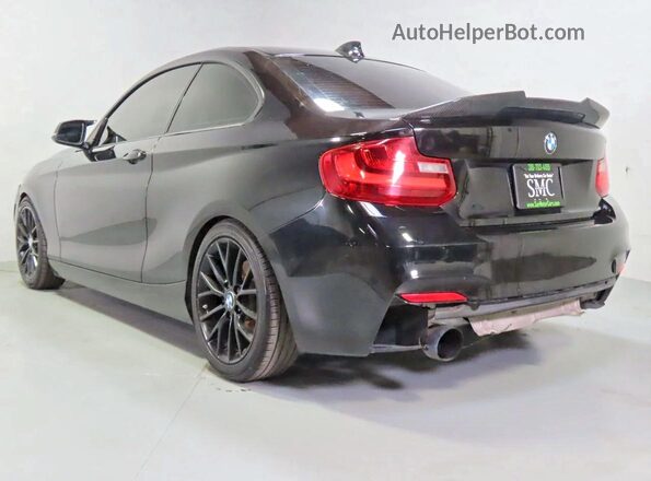 WBA1F9C54GV544669 2016 BMW 2 SERIES Black Widok z przodu