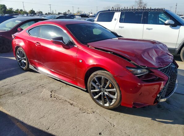 JTHSZ5DC4M5010618 2021 LEXUS RC Red წინა ხედი