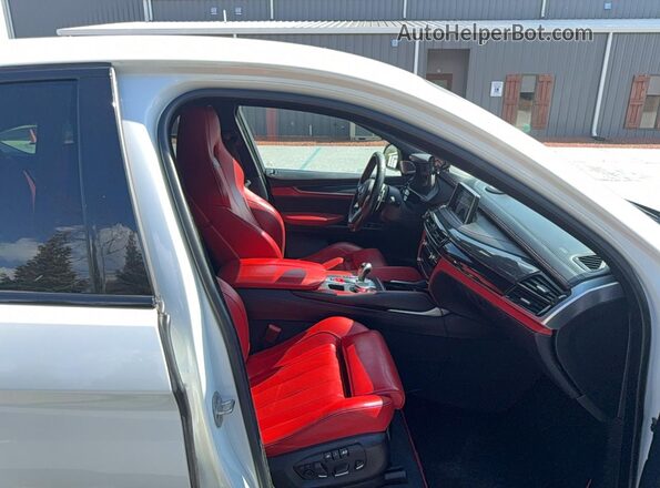 5YMKW8C30H0U72441 2017 BMW X6 White 