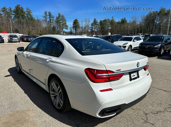 WBA7F2C54GG419337 2016 BMW 7 SERIES White Задня права чверть