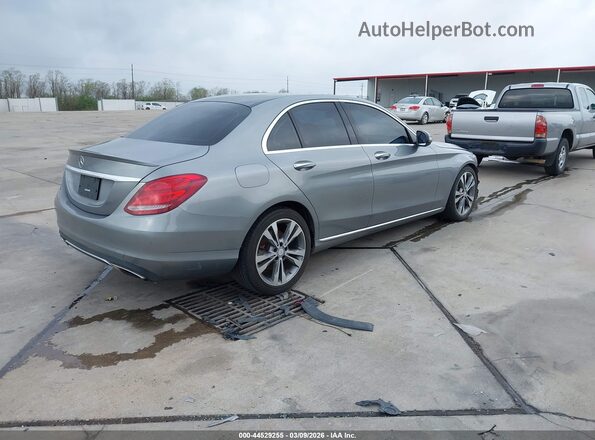 55SWF4JB0GU163371 2016 MERCEDES-BENZ C-CLASS Серебряный Задняя правая четверть