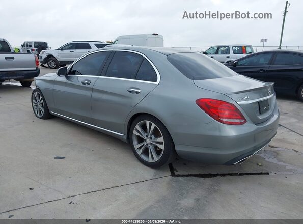 55SWF4JB0GU163371 2016 MERCEDES-BENZ C-CLASS Серебряный Задняя левая четверть