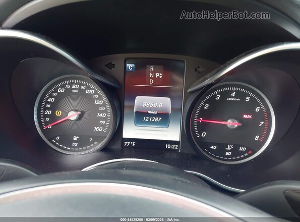 55SWF4JB0GU163371 2016 MERCEDES-BENZ C-CLASS Серебряный Вид задних сидений