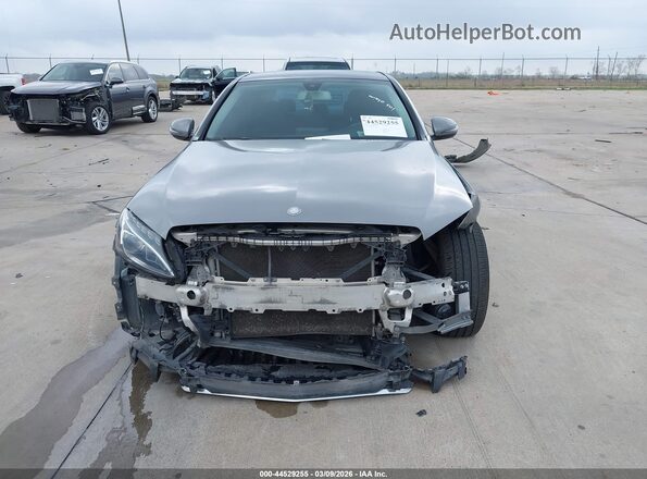55SWF4JB0GU163371 2016 MERCEDES-BENZ C-CLASS Серебряный Вид задней части салона