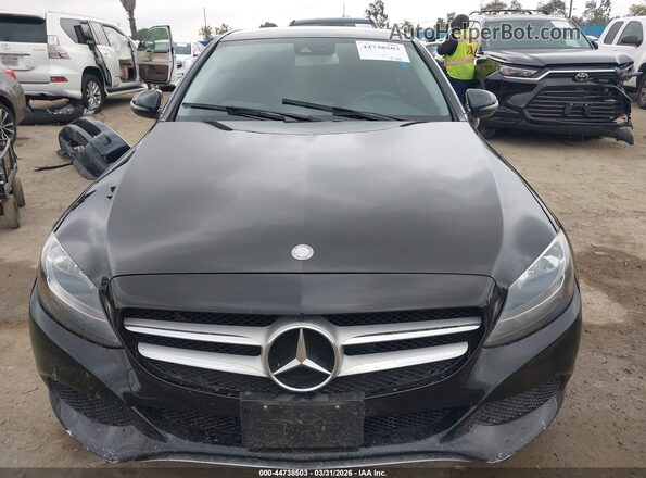55SWF4JB0HU188675 2017 MERCEDES-BENZ C-CLASS Black Widok zestawu wskaźników