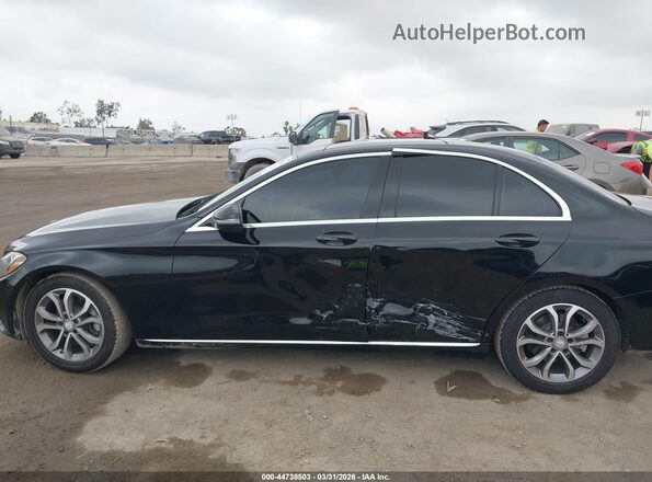 55SWF4JB0HU188675 2017 MERCEDES-BENZ C-CLASS Black Widok wnętrza 360 stopni
