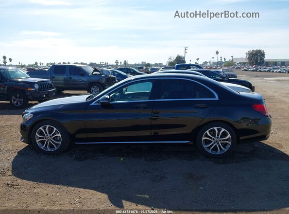 55SWF4JB0JU254471 2018 MERCEDES-BENZ C-CLASS Black Widok wnętrza 360 stopni