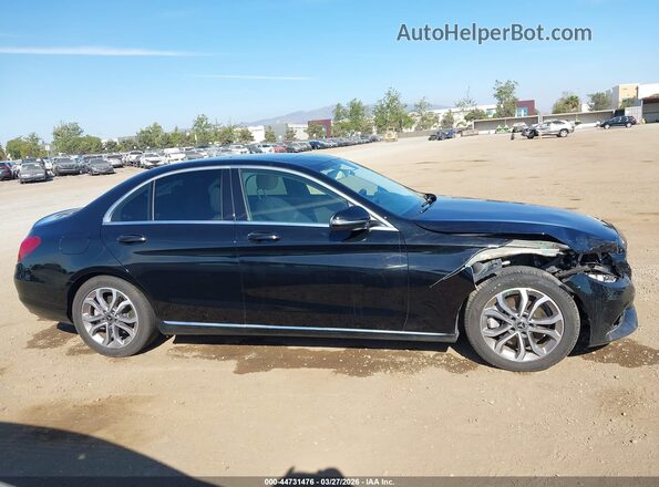 55SWF4JB0JU254471 2018 MERCEDES-BENZ C-CLASS Black Widok wnętrza z tyłu