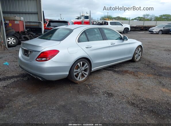 55SWF4JB0JU266734 2018 MERCEDES-BENZ C-CLASS Серебряный 