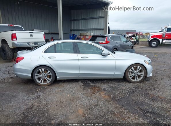 55SWF4JB0JU266734 2018 MERCEDES-BENZ C-CLASS Серебряный 