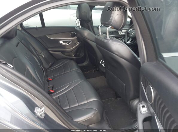 55SWF4JB1HU181332 2017 MERCEDES-BENZ C-CLASS Серый Вид наклейки с VIN-кодом