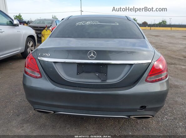 55SWF4JB1HU181332 2017 MERCEDES-BENZ C-CLASS Серый 