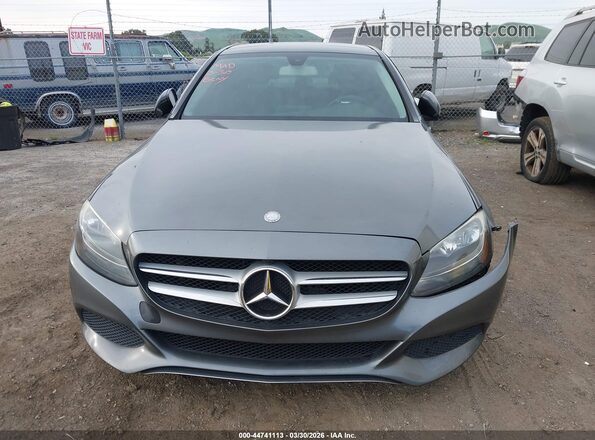 55SWF4JB1HU181332 2017 MERCEDES-BENZ C-CLASS Серый Вид щитка приборов