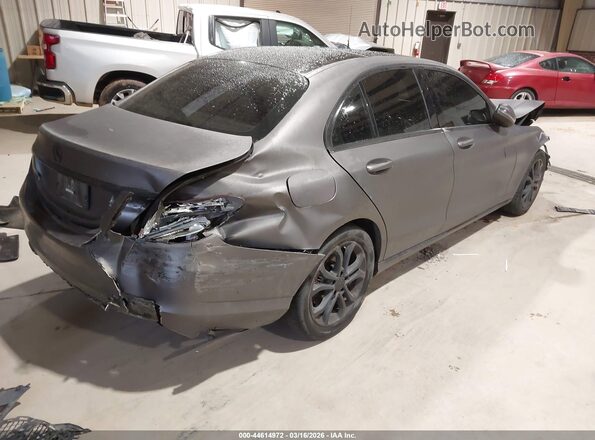 55SWF4JB1HU199071 2017 MERCEDES-BENZ C-CLASS Gray Tył prawy