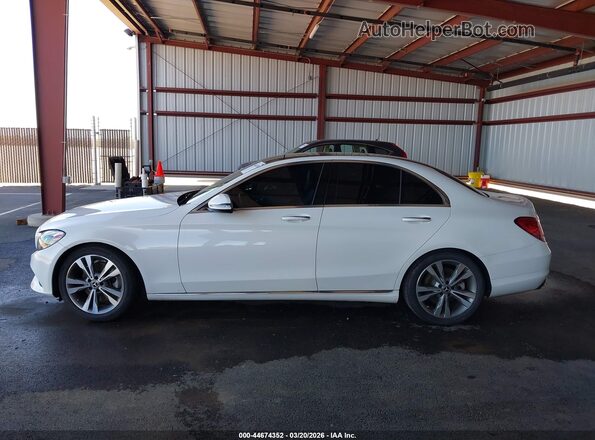 55SWF4JB2JU234996 2018 MERCEDES-BENZ C-CLASS White 