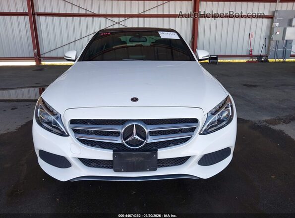 55SWF4JB2JU234996 2018 MERCEDES-BENZ C-CLASS White Rear interior view