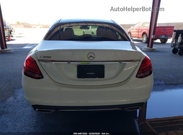 55SWF4JB2JU234996 2018 MERCEDES-BENZ C-CLASS White 