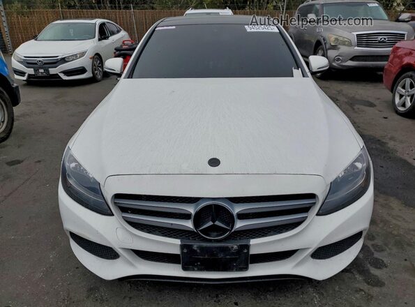 55SWF4JB5GU097318 2016 MERCEDES-BENZ C White Front view