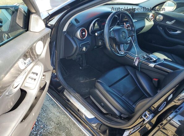 55SWF4JB5GU167996 2016 MERCEDES-BENZ C Black Vista del salpicadero
