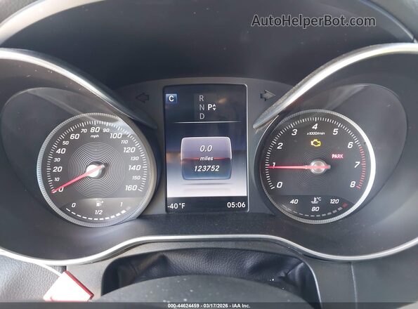 55SWF4JB7GU130304 2016 MERCEDES-BENZ C-CLASS Белый Вид задних сидений