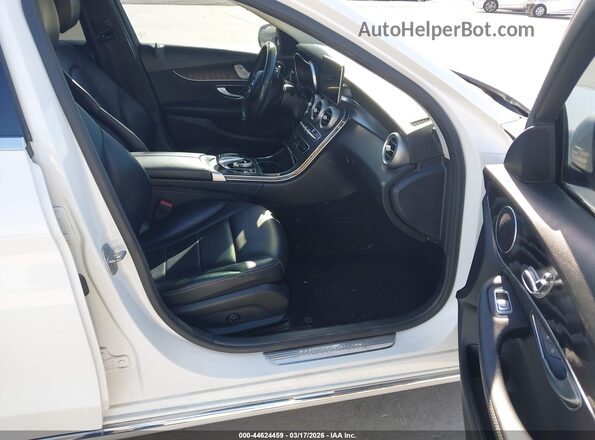 55SWF4JB7GU130304 2016 MERCEDES-BENZ C-CLASS Белый Вид салона спереди
