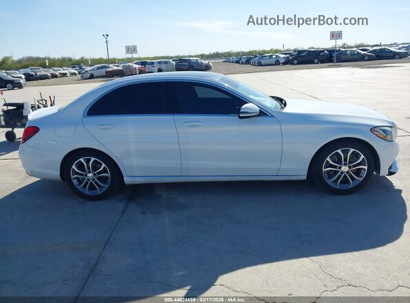 55SWF4JB7GU130304 2016 MERCEDES-BENZ C-CLASS Белый Вид задней части салона