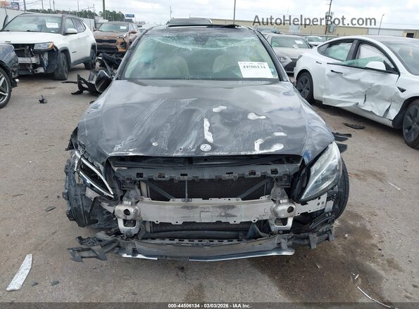 55SWF4JB7GU172875 2016 MERCEDES-BENZ C-CLASS Black Widok wnętrza z tyłu