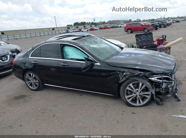 55SWF4JB7GU172875 2016 MERCEDES-BENZ C-CLASS Black Widok wnętrza 360 stopni