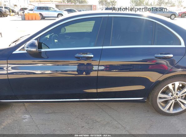 55SWF4JB7JU252510 2018 MERCEDES-BENZ C-CLASS Dark Blue 