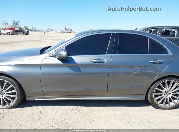 55SWF4JB8HU211345 2017 MERCEDES-BENZ C-CLASS Gray 