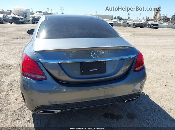 55SWF4JB8HU211345 2017 MERCEDES-BENZ C-CLASS Gray 