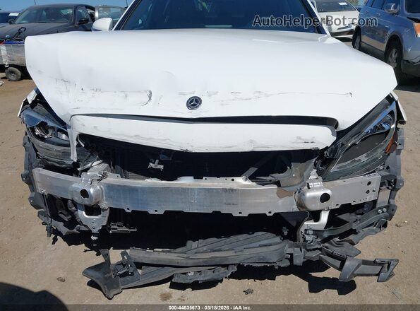 55SWF4JB9JU242268 2018 MERCEDES-BENZ C-CLASS White Вид спереду