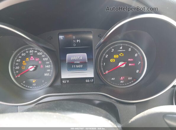 55SWF4JBXHU197044 2017 MERCEDES-BENZ C-CLASS Silver Vista de los asientos traseros